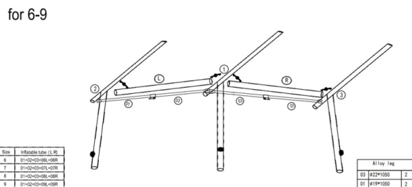 Camptech Hampton DL AIR Replacement Tube